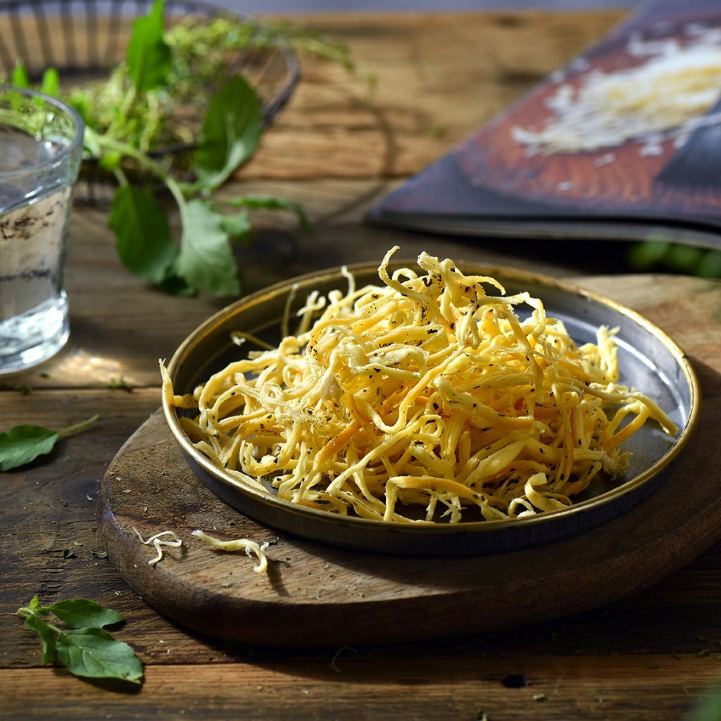 Dried Cheese Strips – 3 Flavors (Original, Honey ,Basil) - 18g