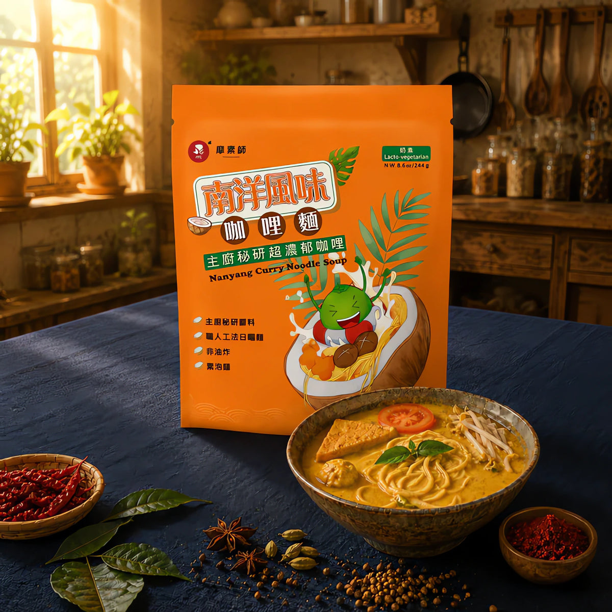 Vegan Nanyang Curry Noodle Soup - 244g