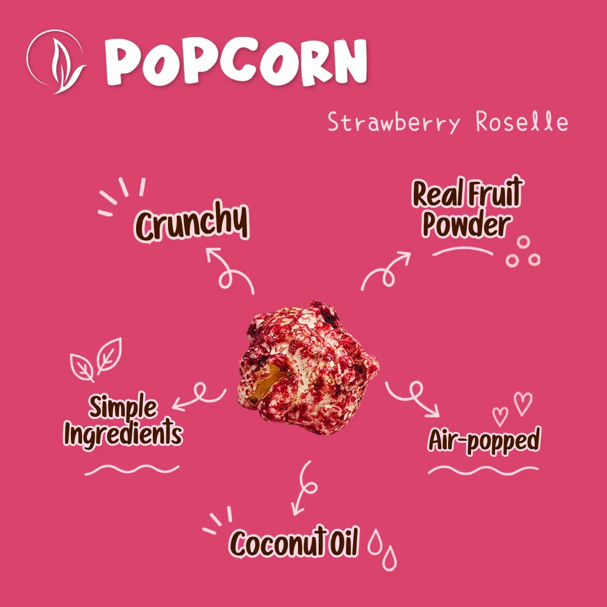 Popcorn Strawberry Roselle - 50g