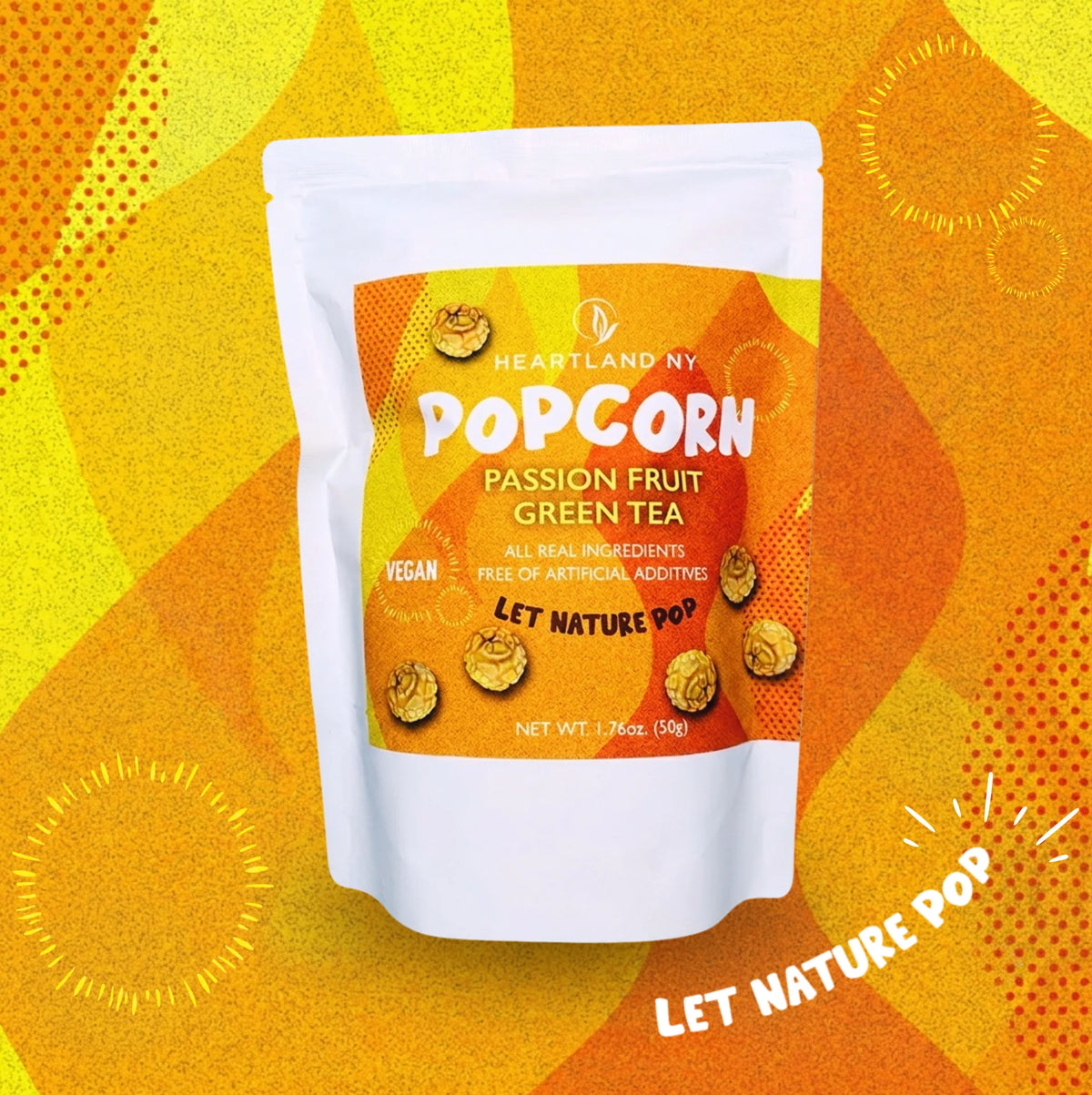 Popcorn Passion Fruit Green Tea - 50g