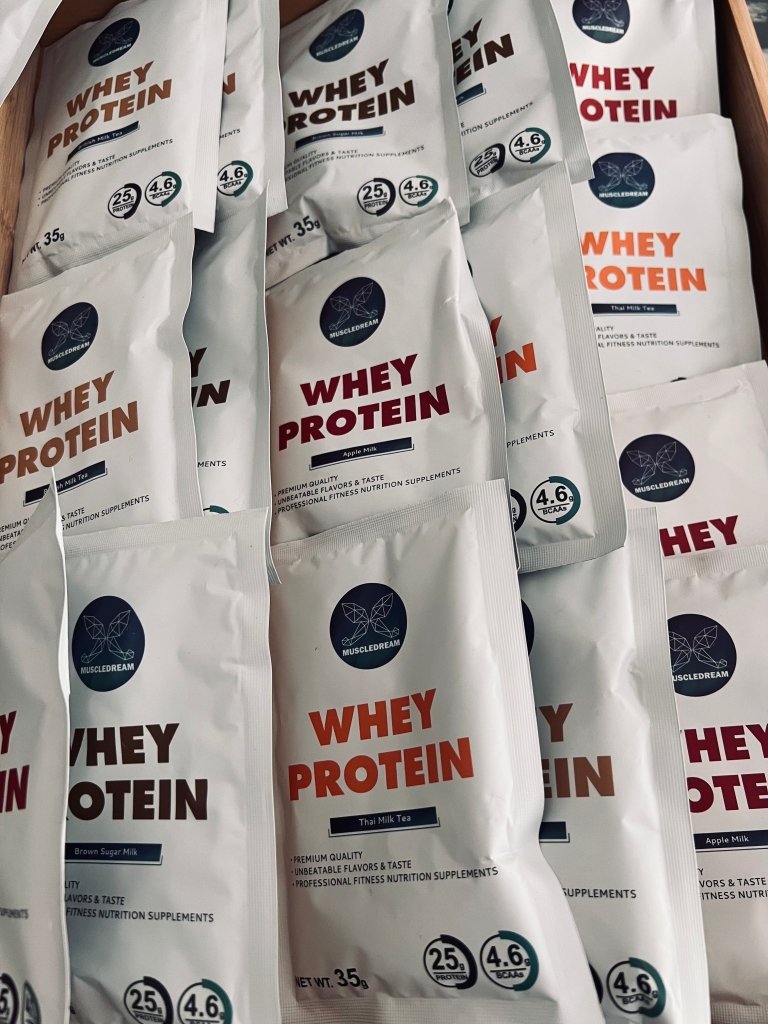 MUSCLEDREAM WHEY PROTEIN-Thai Milk Tea - 35g