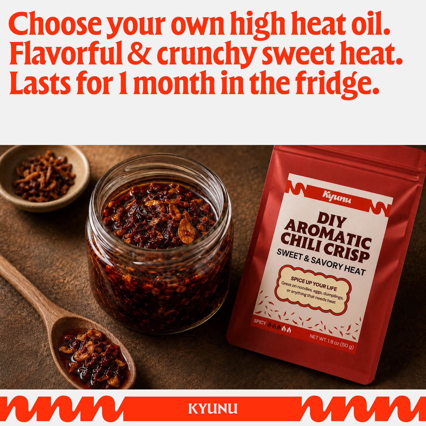 KYUNU Chef's Seasonal Trio & Chili Crisp - 2.1lb