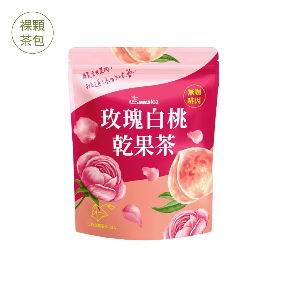 AWAS TEA Rose White Peach Dried Fruit Tea - 60g