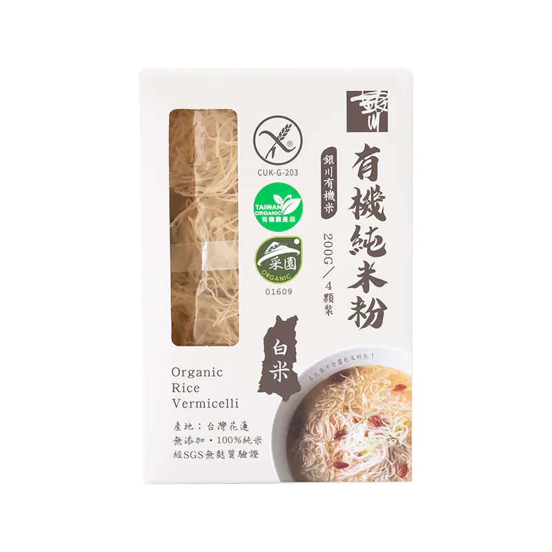 Yinchuan Organic Rice Noodles 4 Counts - 200g