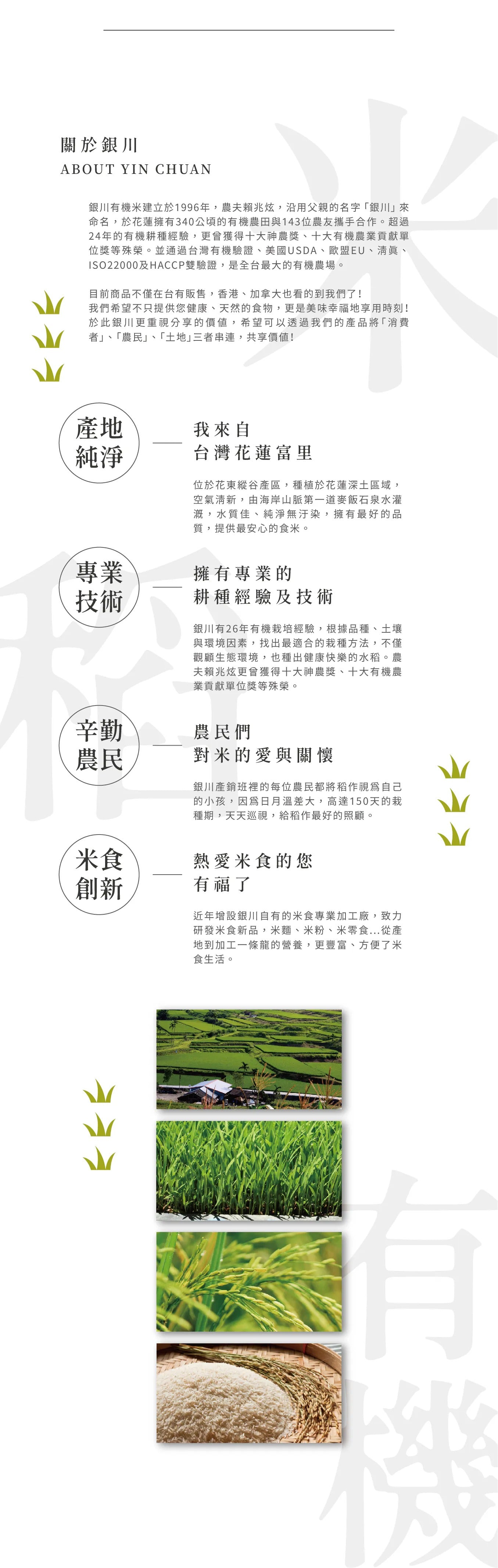 Yinchuan Organic Rice Noodles 4 Counts - 200g