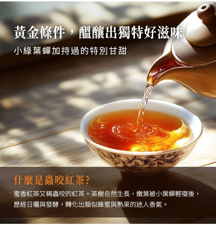 Ah Hua Shi Honey Scented Black Tea - 12 Count - 60g