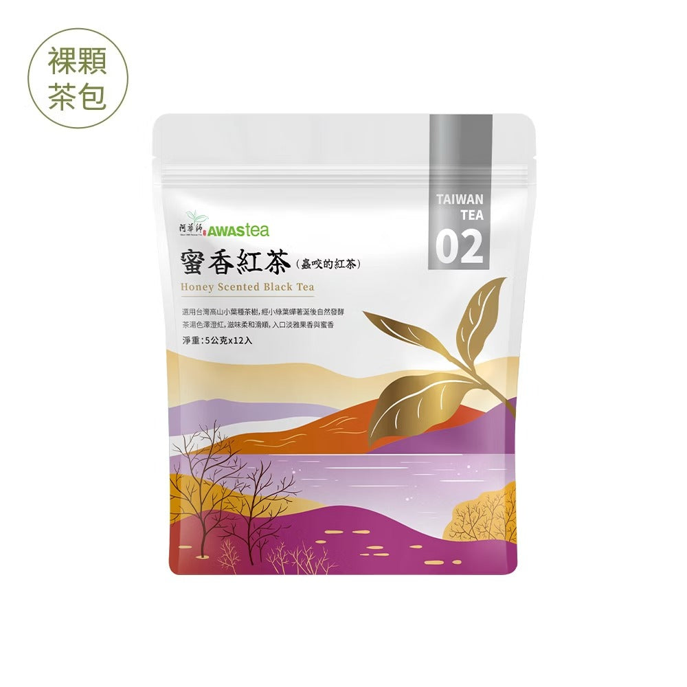 Ah Hua Shi Honey Scented Black Tea - 12 Count - 60g