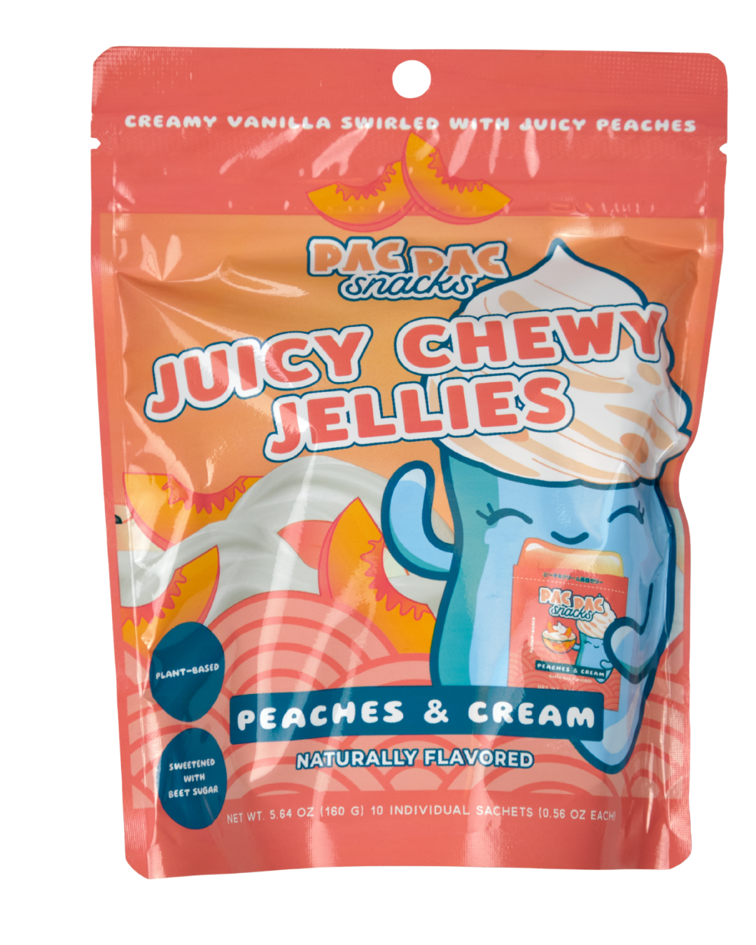 Pac Pac Snacks Juicy Chewy Jellies - 160g
