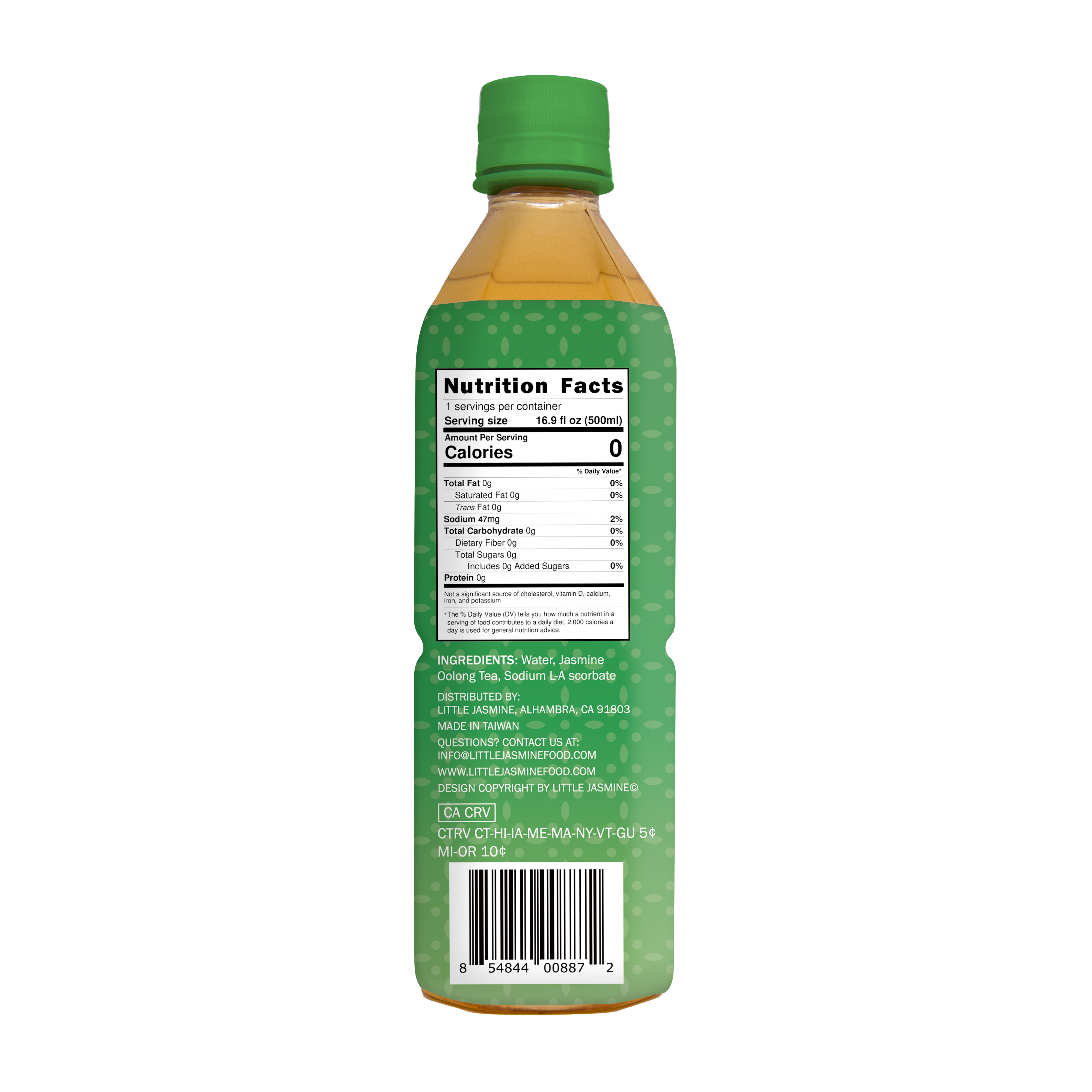 Little Jasmine Unsweetened Jasmine Oolong Tea - 500ml