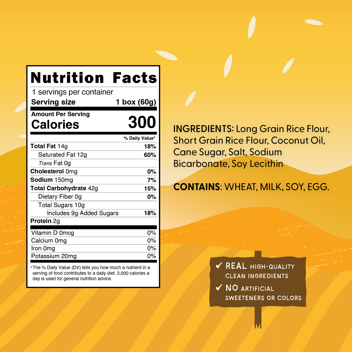Original Gluten-Free Rice Biscuits - 60g