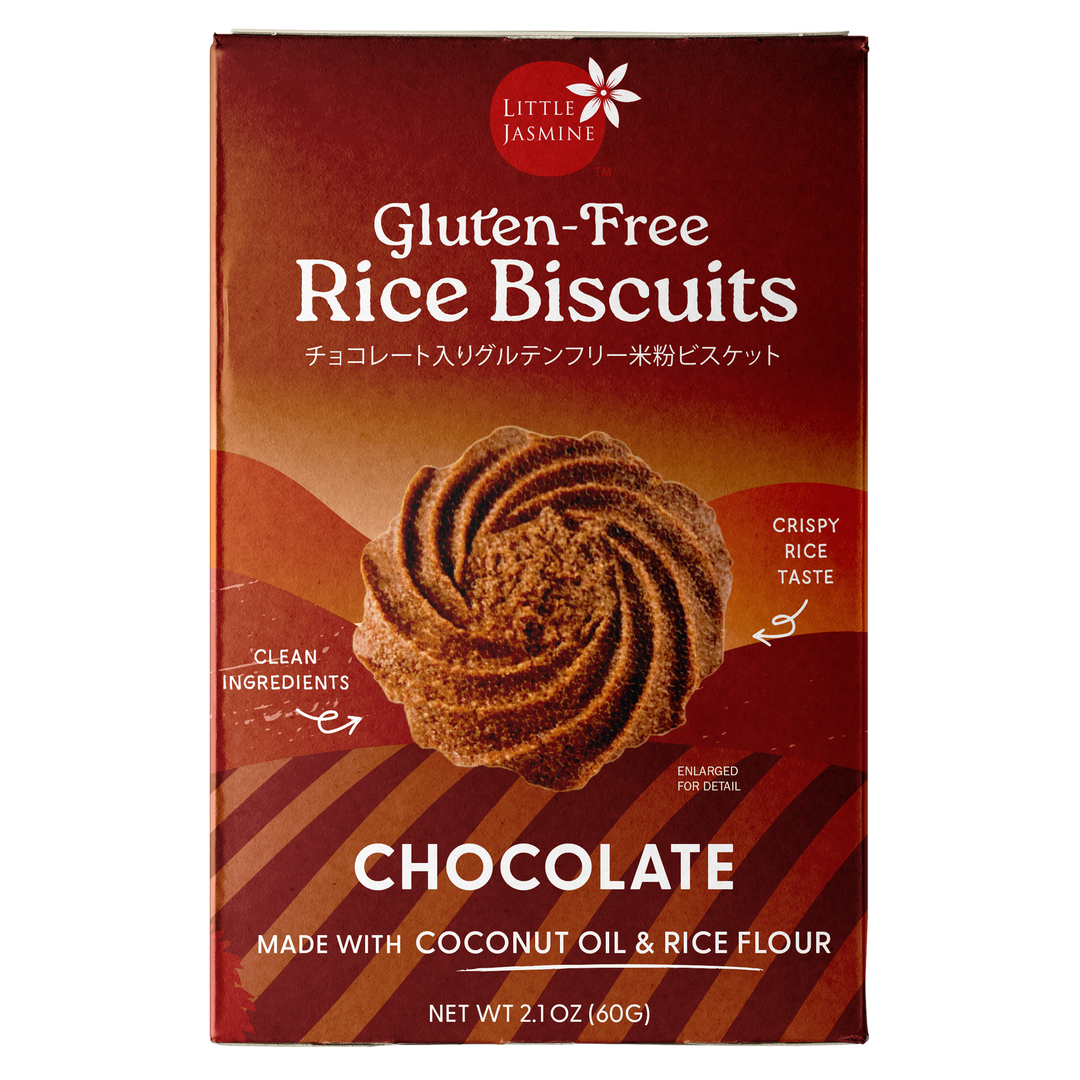Chocolate Gluten-Free Rice Biscuits - 60g