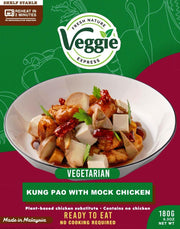 Veggie Express Vegetarian Kung Pao with Mock Chicken - 180g