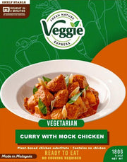 Veggie Express Vegetarian Curry with Mock Chicken - 180g