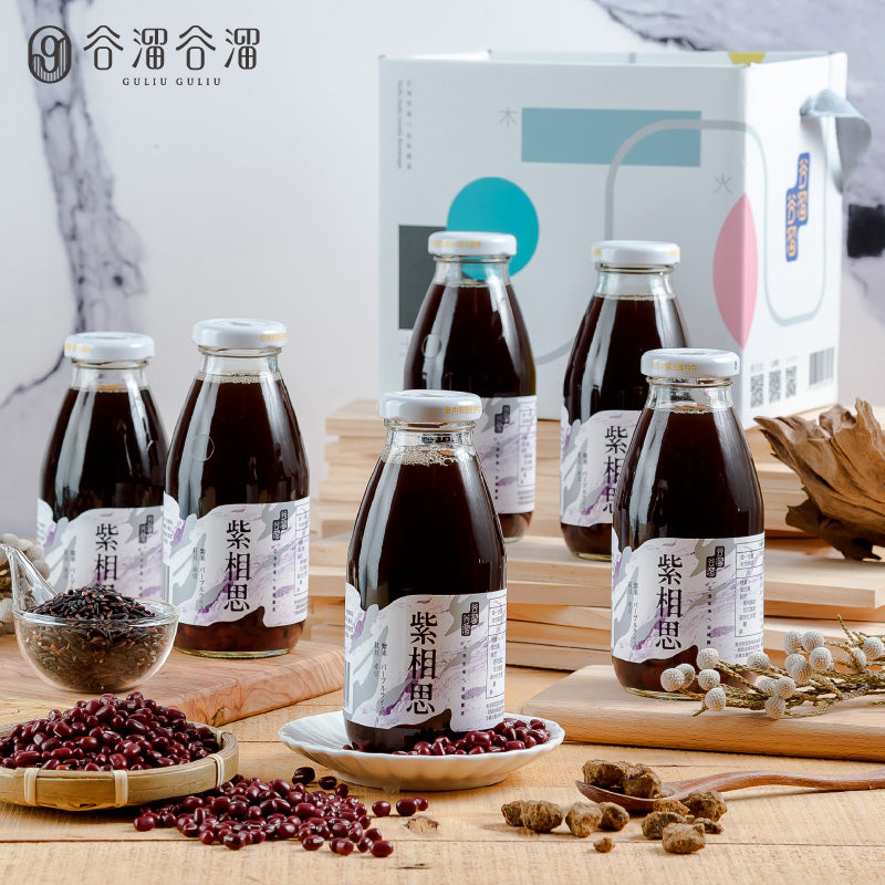 Guliu Guliu Purple Love Purple Rice Red Bean Drink - 300g