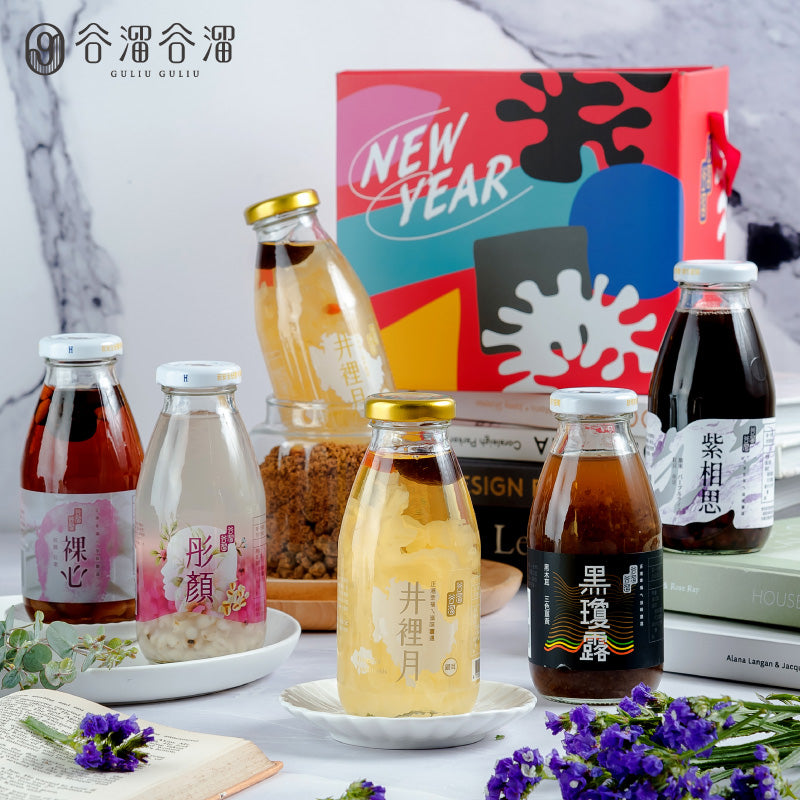 Guliu Guliu Purple Love Purple Rice Red Bean Drink - 300g