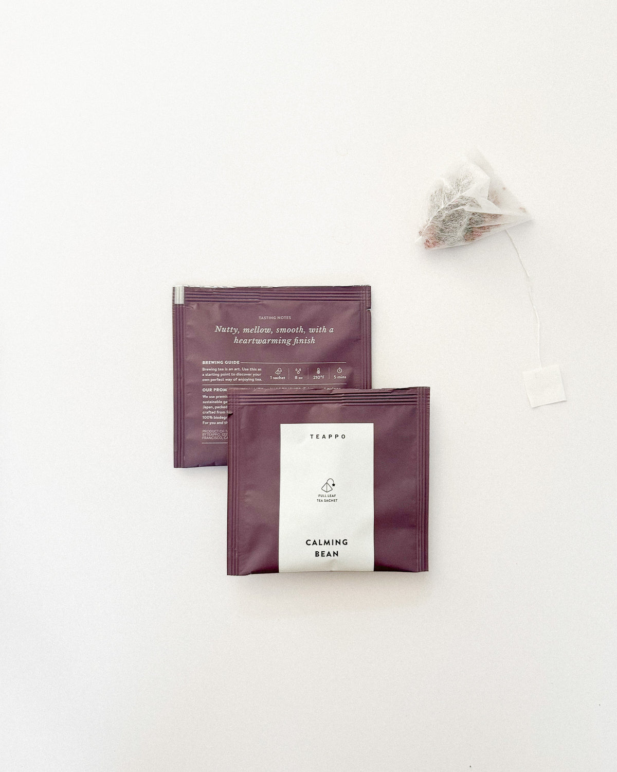 Teappo Calming Bean Caffeine-Free Herbal Tea Sachets (12 Sachets) - 42g