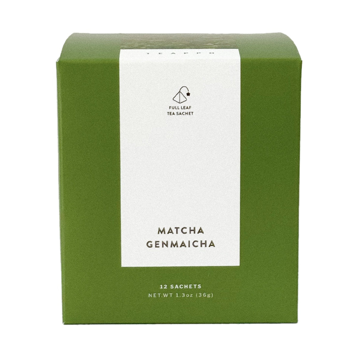ティーアッポ 抹茶玄米茶ティーバッグ（12袋入り） - 36g