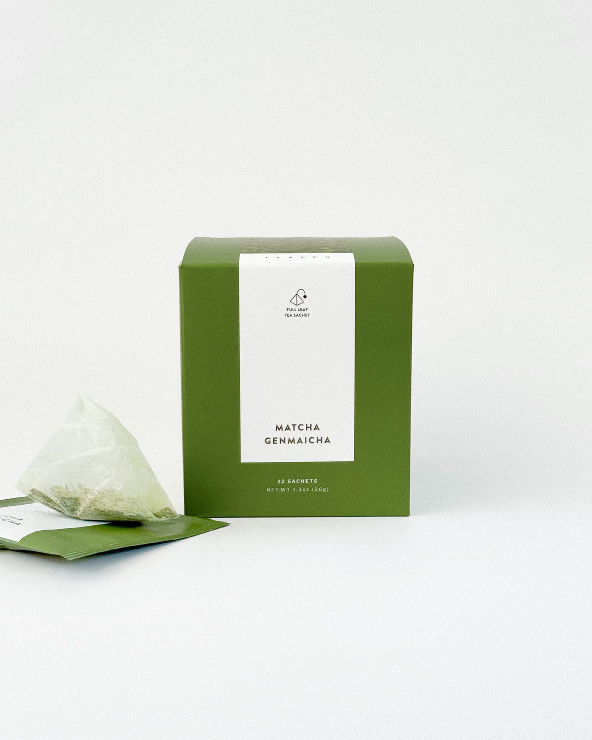 ティーアッポ 抹茶玄米茶ティーバッグ（12袋入り） - 36g