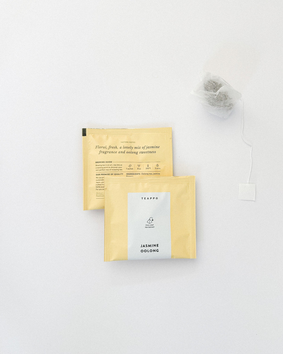 Teappo Jasmine Oolong Tea Sachets (12 Sachets) - 36g