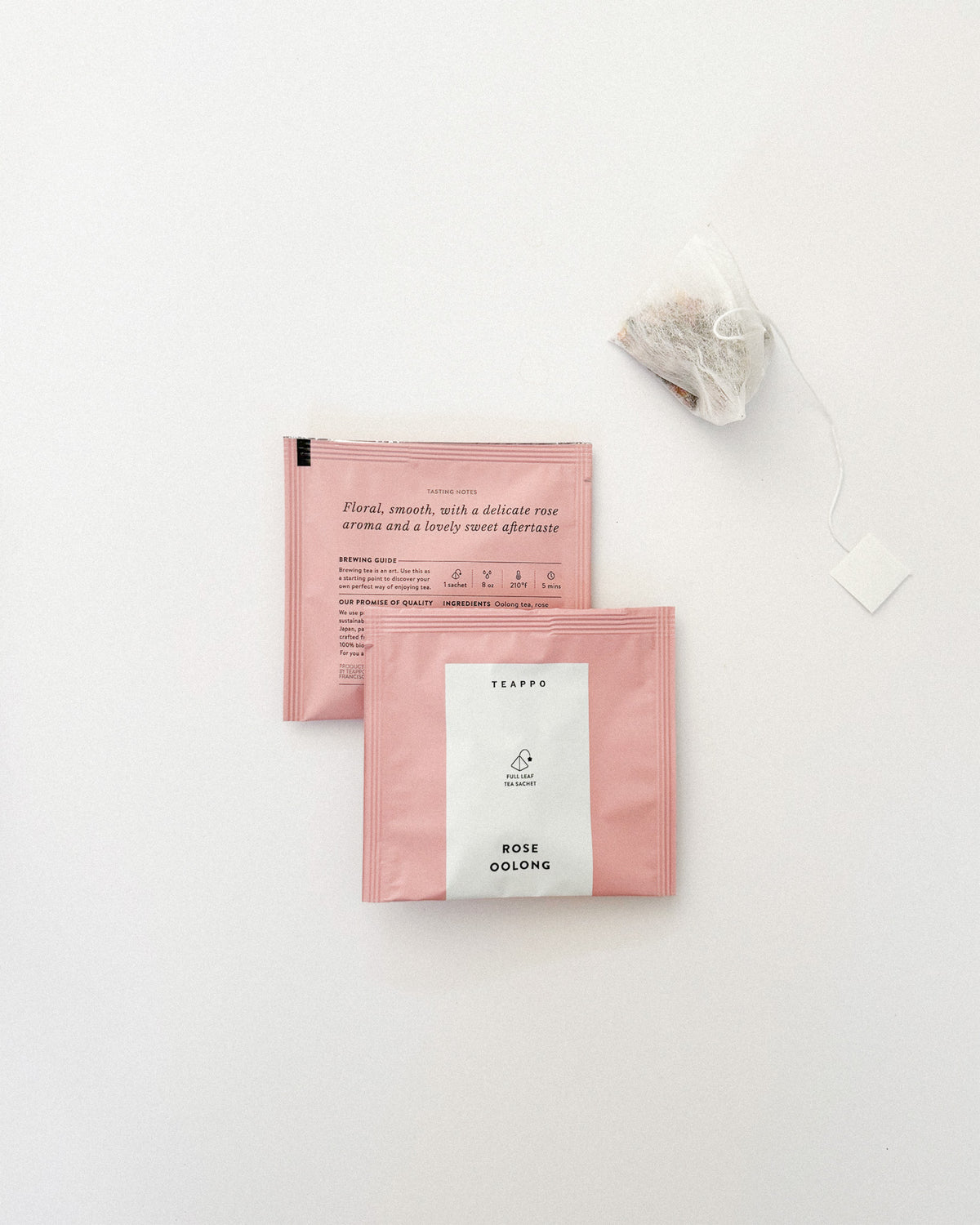Teappo Rose Oolong Tea Sachets (12 Sachets) - 36g