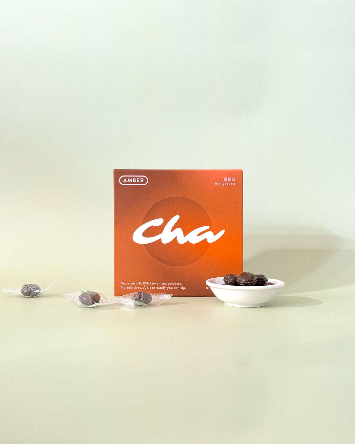 ティーッポチャ® アンバーティーキャンディ、鉄女神烏龍茶 - 85g