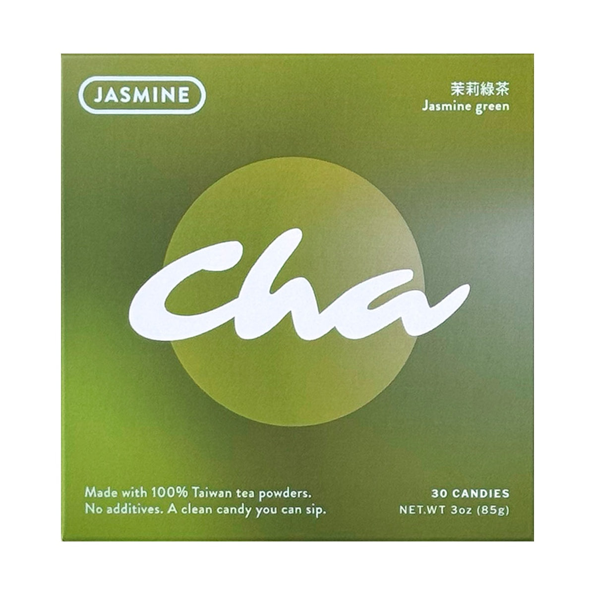 ティーッポチャ® ジャスミンティーキャンディ、ジャスミン緑茶味 - 85g