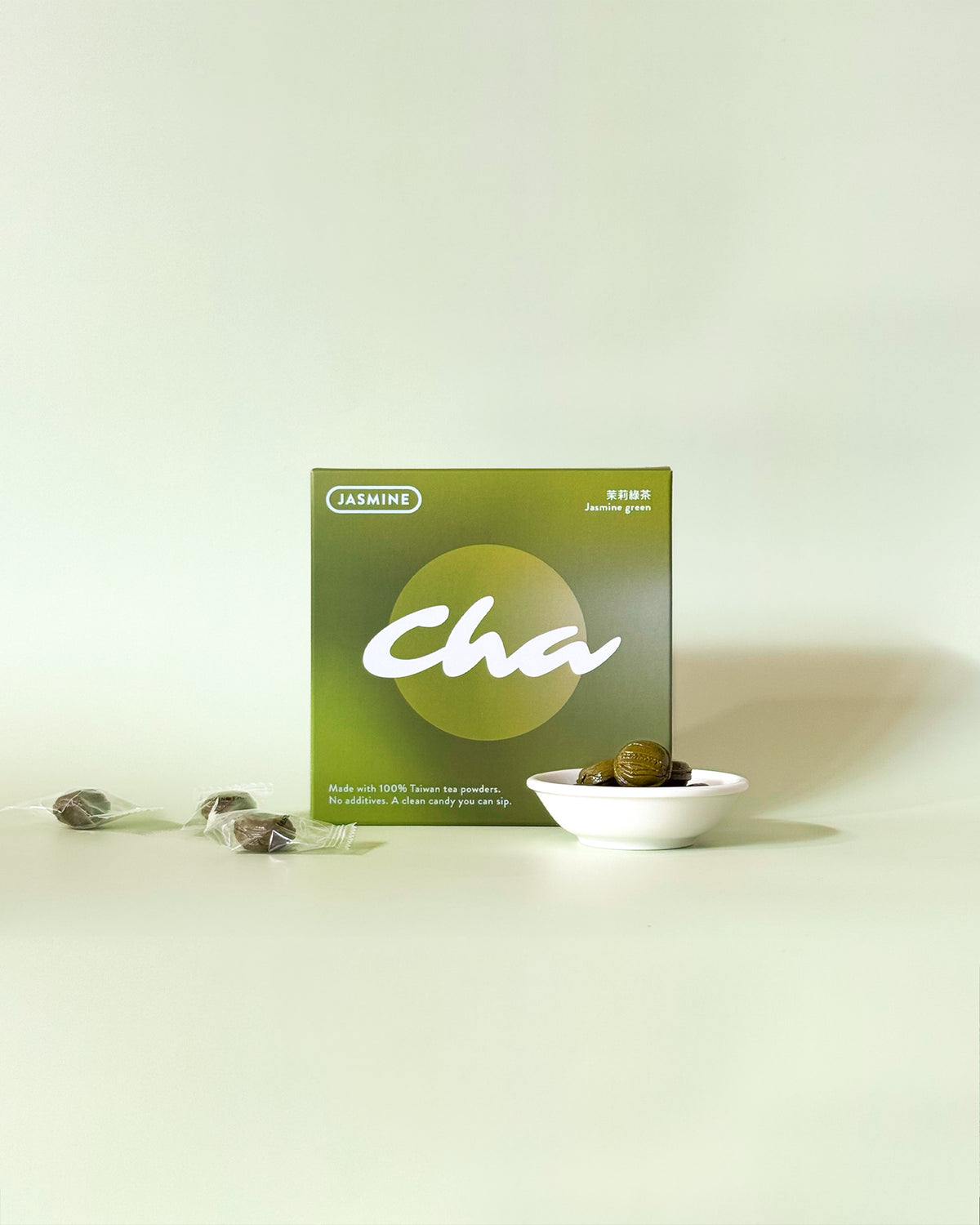 ティーッポチャ® ジャスミンティーキャンディ、ジャスミン緑茶味 - 85g