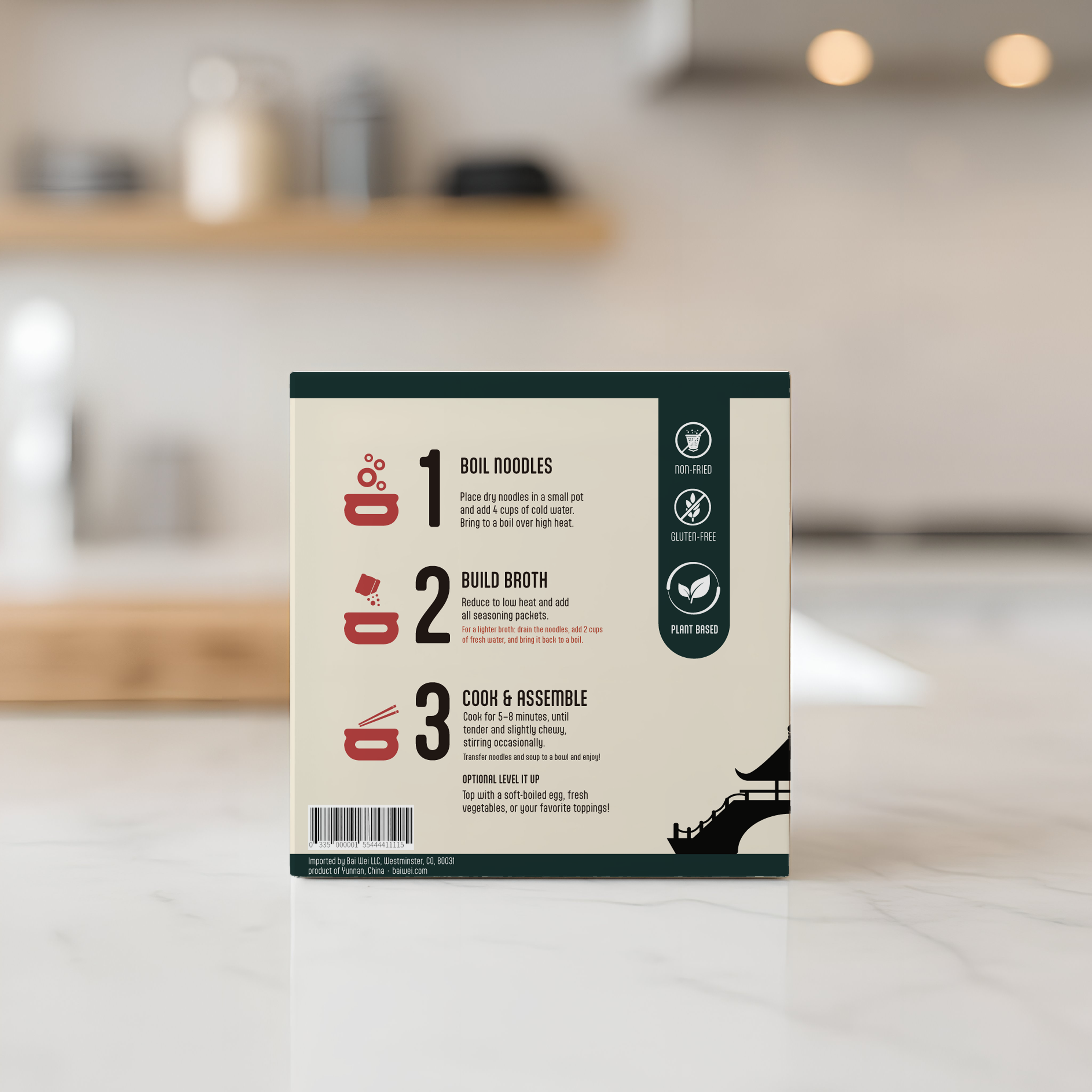 Umami Garden (Mushroom Flavor) Cross Bridge Noodles - 157g