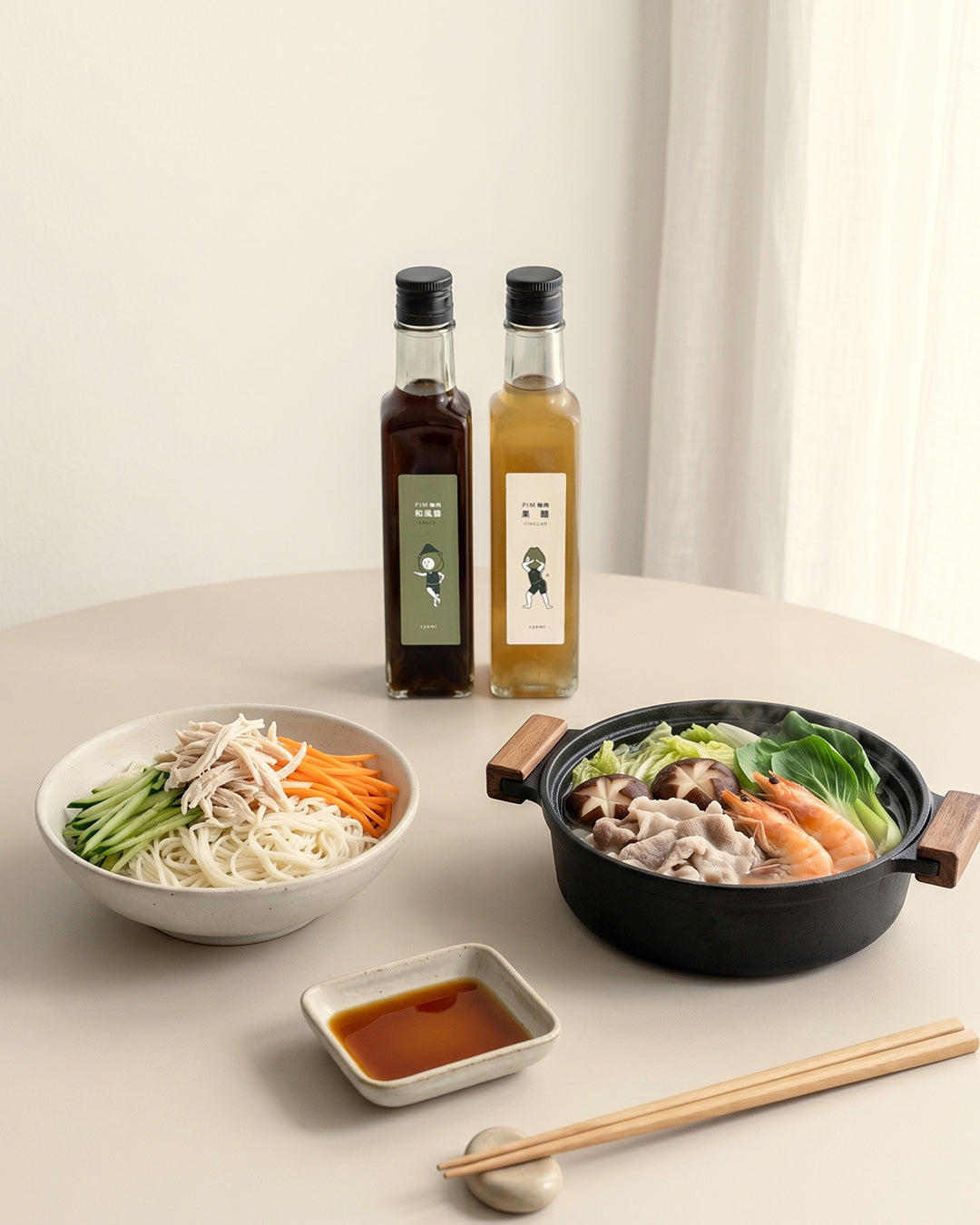 Yuzu Cold Somen Kit — Ibonoito Somen + Yuzu Soy Dressing