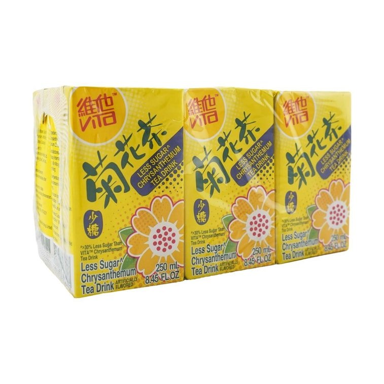 Vita Less Sugar Chrysanthemum Tea Drink - 250ml x 6 Pack - ding - go