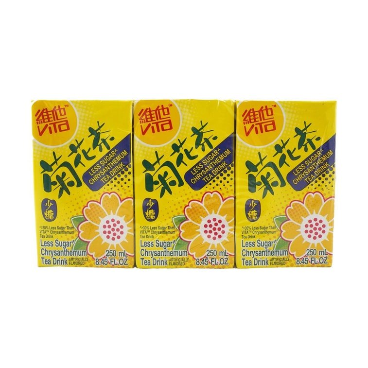 Vita Less Sugar Chrysanthemum Tea Drink - 250ml x 6 Pack - ding - go