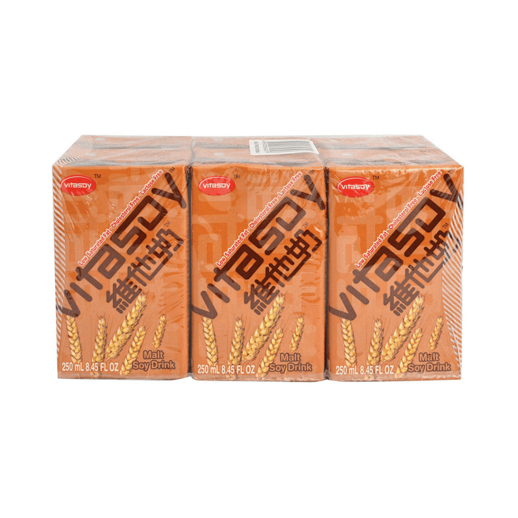 Vitasoy Malt Soy Drink - 250ml x 6 Pack - ding - go