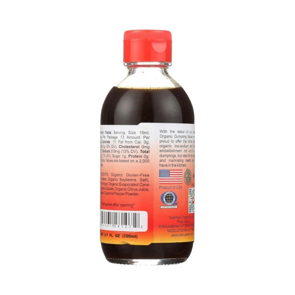 Wan Ja Shan Organic Dumpling Sauce Hot - 200ml - ding - go
