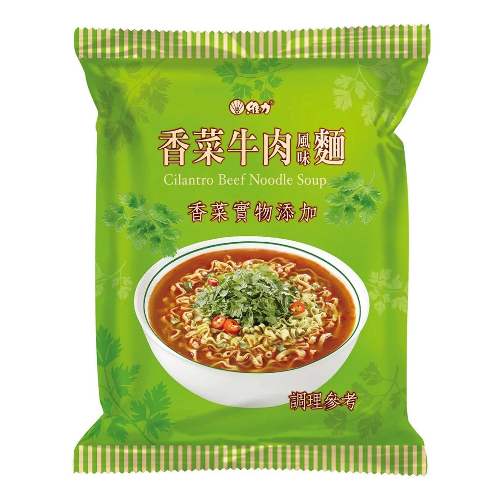 Wei Lih Coriander Beef Noodle Soup (Bag) - 185g x 3 Pack - ding - go