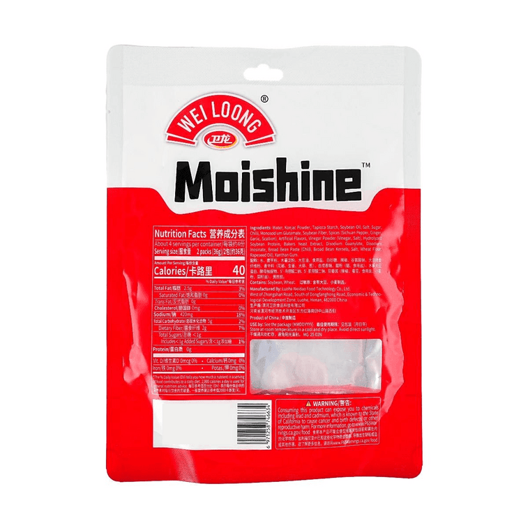 Wei Long Moishine Konjac Snacks Hot Spicy Flavor - 138g - ding - go