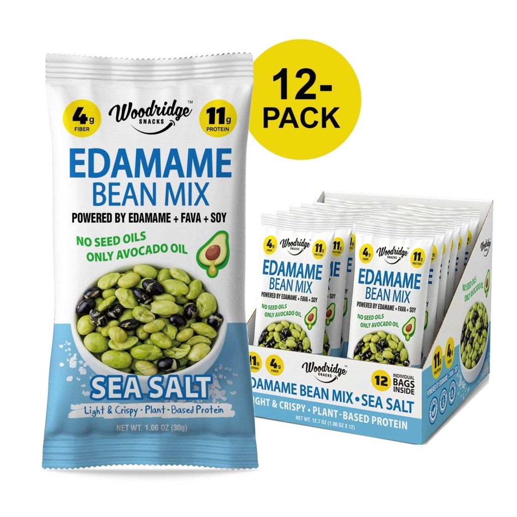 Woodridge Snacks Edamame Bean Mix (1.06 oz. x 12 packs per display) - 30g - ding-go