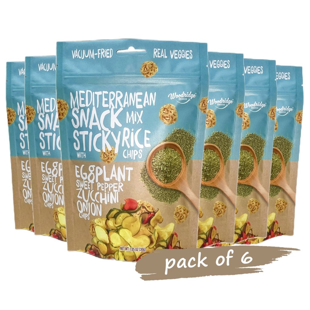 Woodridge Snacks Mediterranean Mix Veggies w/Sticky Rice Chips (1.06 Oz.) - 30g - ding-go