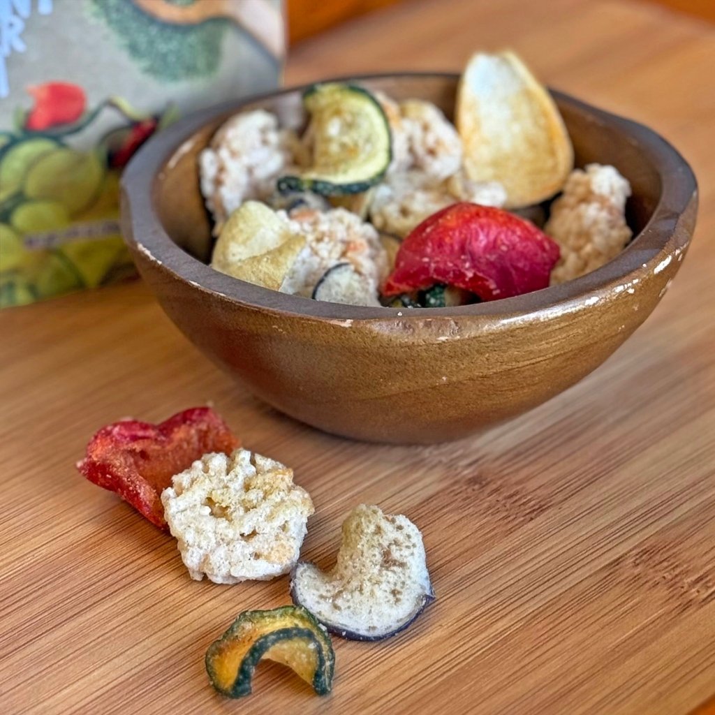 Woodridge Snacks Mediterranean Mix Veggies w/Sticky Rice Chips (1.06 Oz.) - 30g - ding-go