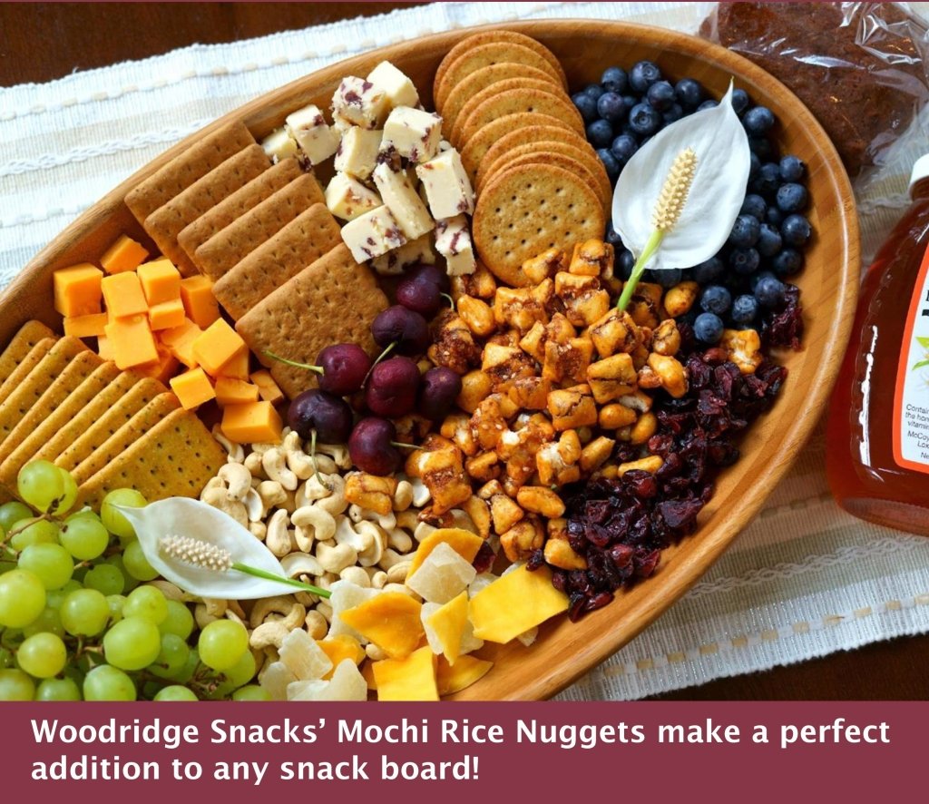 Woodridge Snacks Mochi Rice Nuggets Teriyaki (2.47 Oz.) - 70g - ding-go