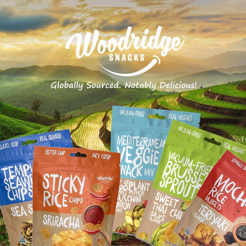 Woodridge Snacks Tempura Seaweed Chips Sriracha (1.41 oz./bags) - 40g - ding-go