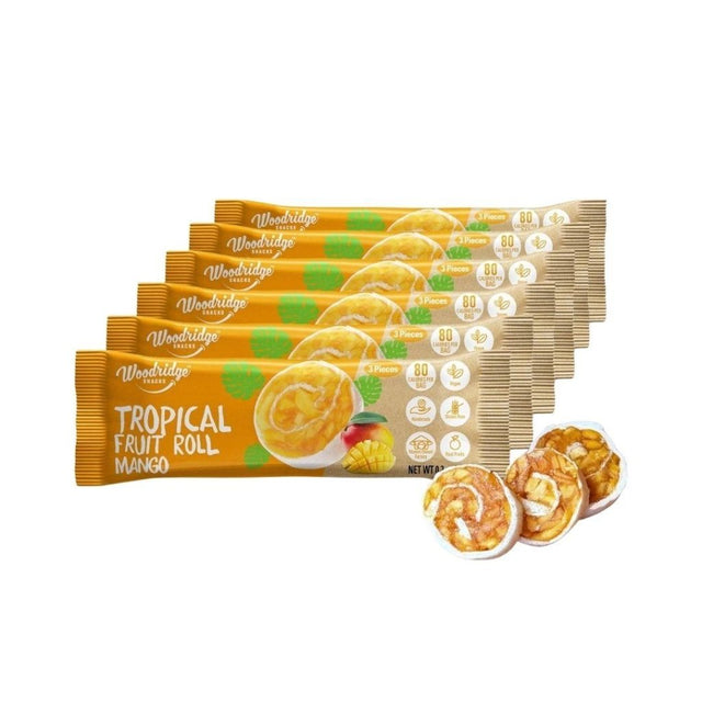 Woodridge Snacks Tropical Fruit Rolls Mango Flavor (0.7 Oz./packs) - 20g