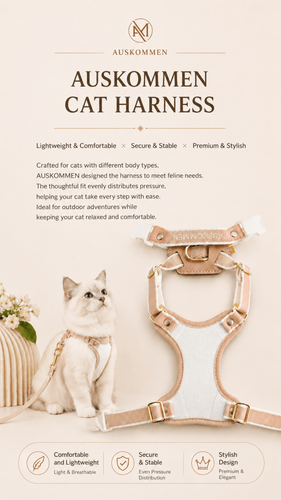 X harness PLUS (Cat / Puppy) -Mocha - ding-go