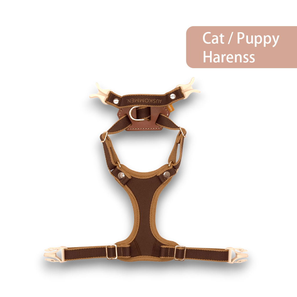 X harness PLUS (Cat / Puppy) -Mocha - ding-go