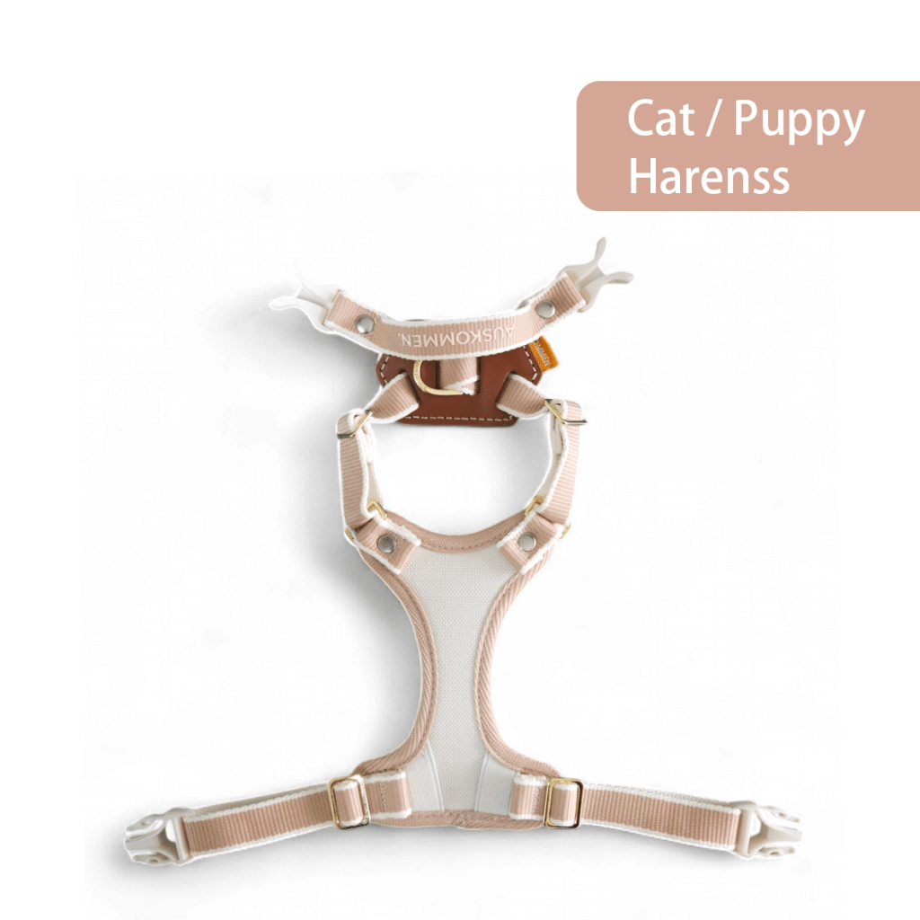 X harness PLUS (Cat / Puppy) -Rose Gold - ding-go