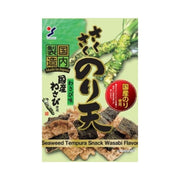 Yamaei Food Sakusaku Noriten Seaweed Tempura Snack Wasabi Flavour - 70g - ding - go