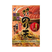 Yamaei Food Sakusaku Noriten Seaweed Tempura Snack Yamaya Mentaiko Flavour 63g