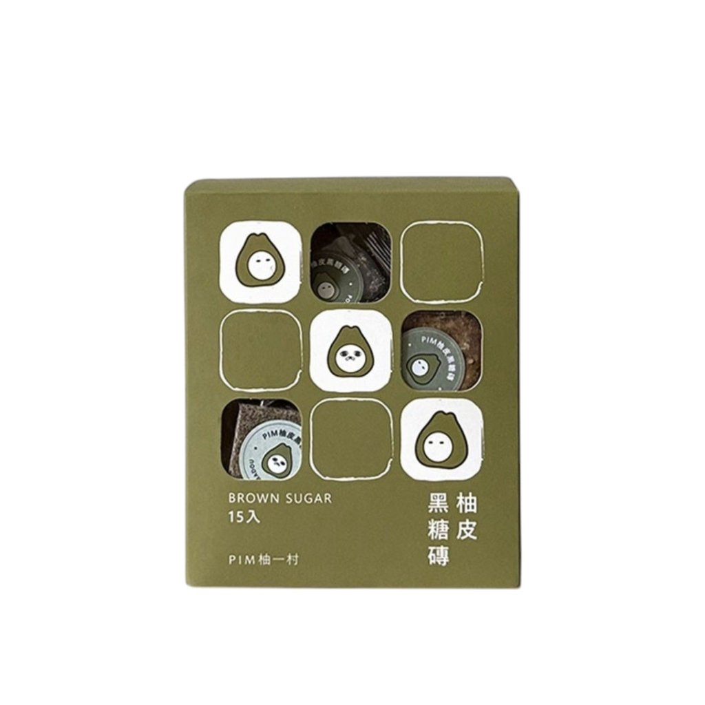 YOU YI CUN Pomelo Peel Brown Sugar Cube - 308g - ding-go