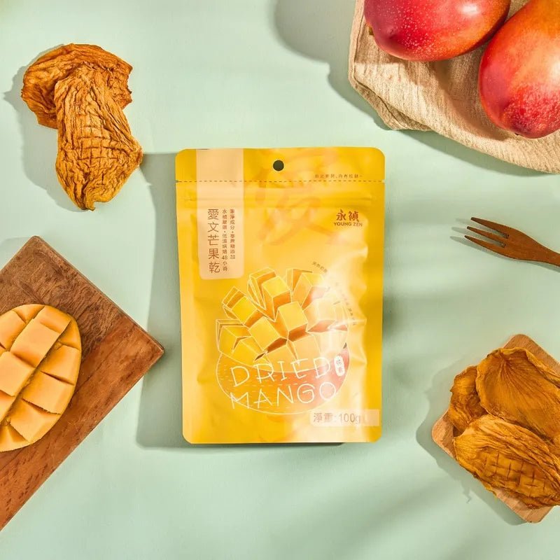 Young Zen Unsweetened Irwin Mango Dried Fruit - 100g - ding - go