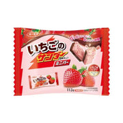 Yuraku Confectionery Strawberry Black Thunder Mini Bar - 113g - ding-go