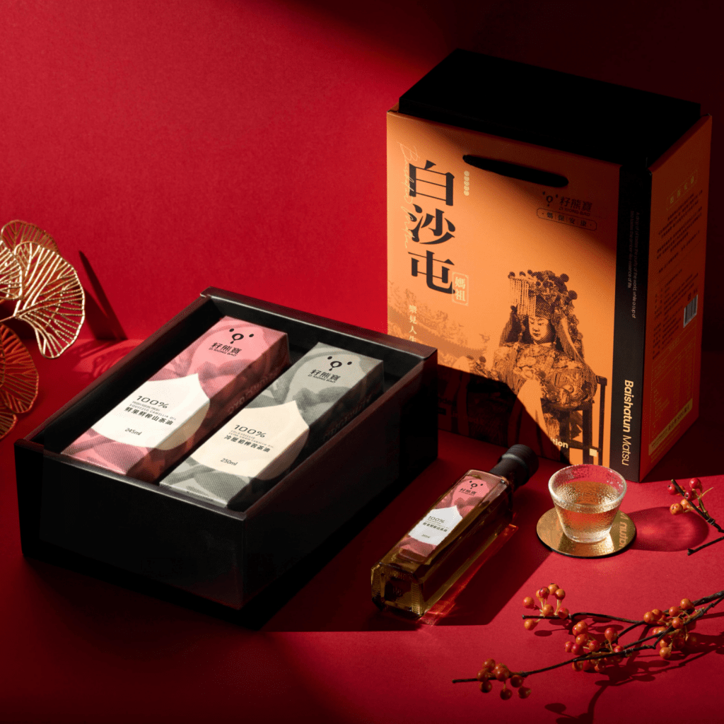 ZIXIONGBAO Baishatun Mazu Camellia Oil Gift Set 495ml, additional package view 3